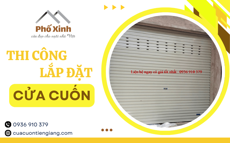 thi công lắp đặt cửa cuốn